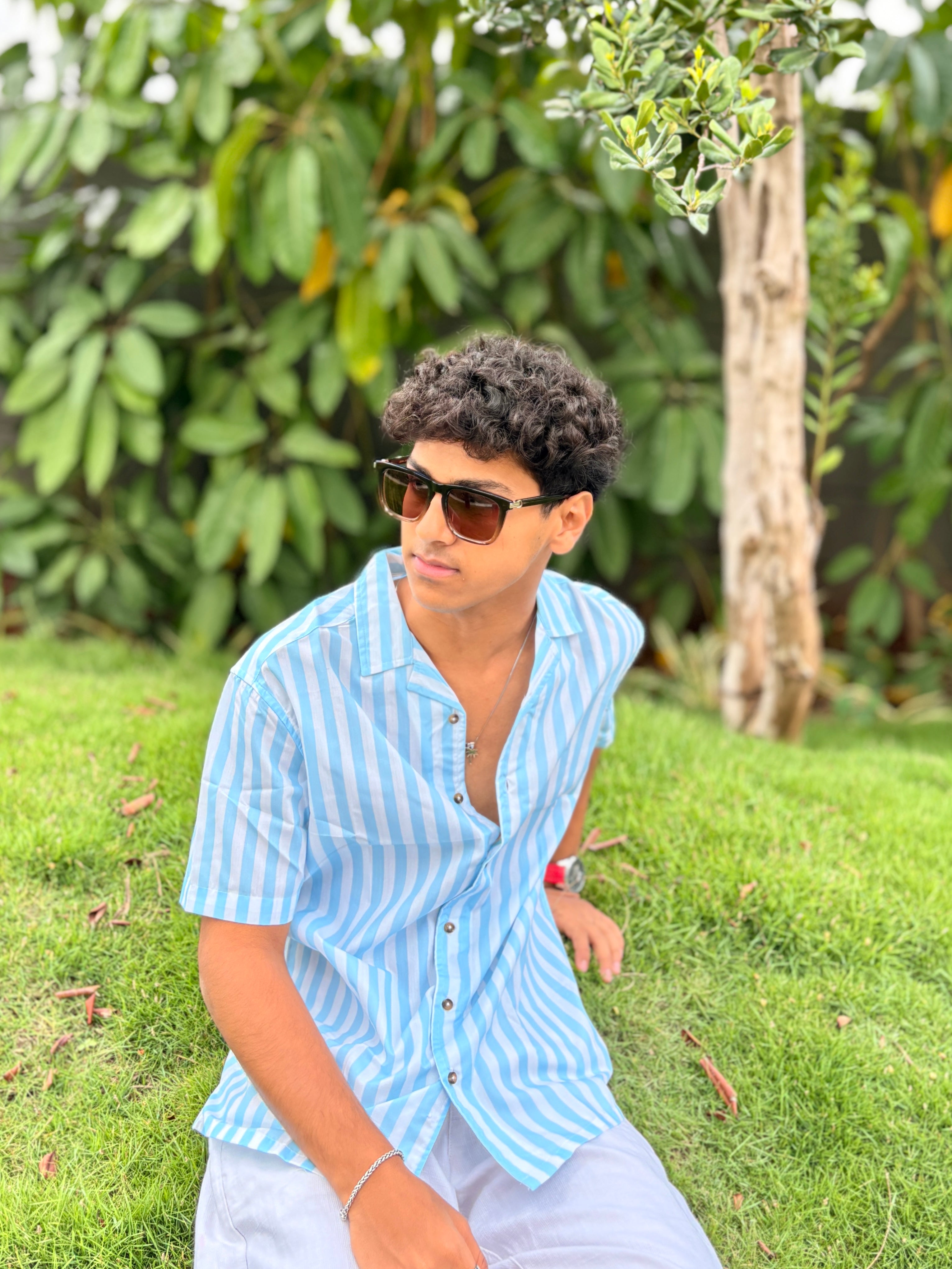 OCEAN BLUE - RELAXED FIT SHIRT