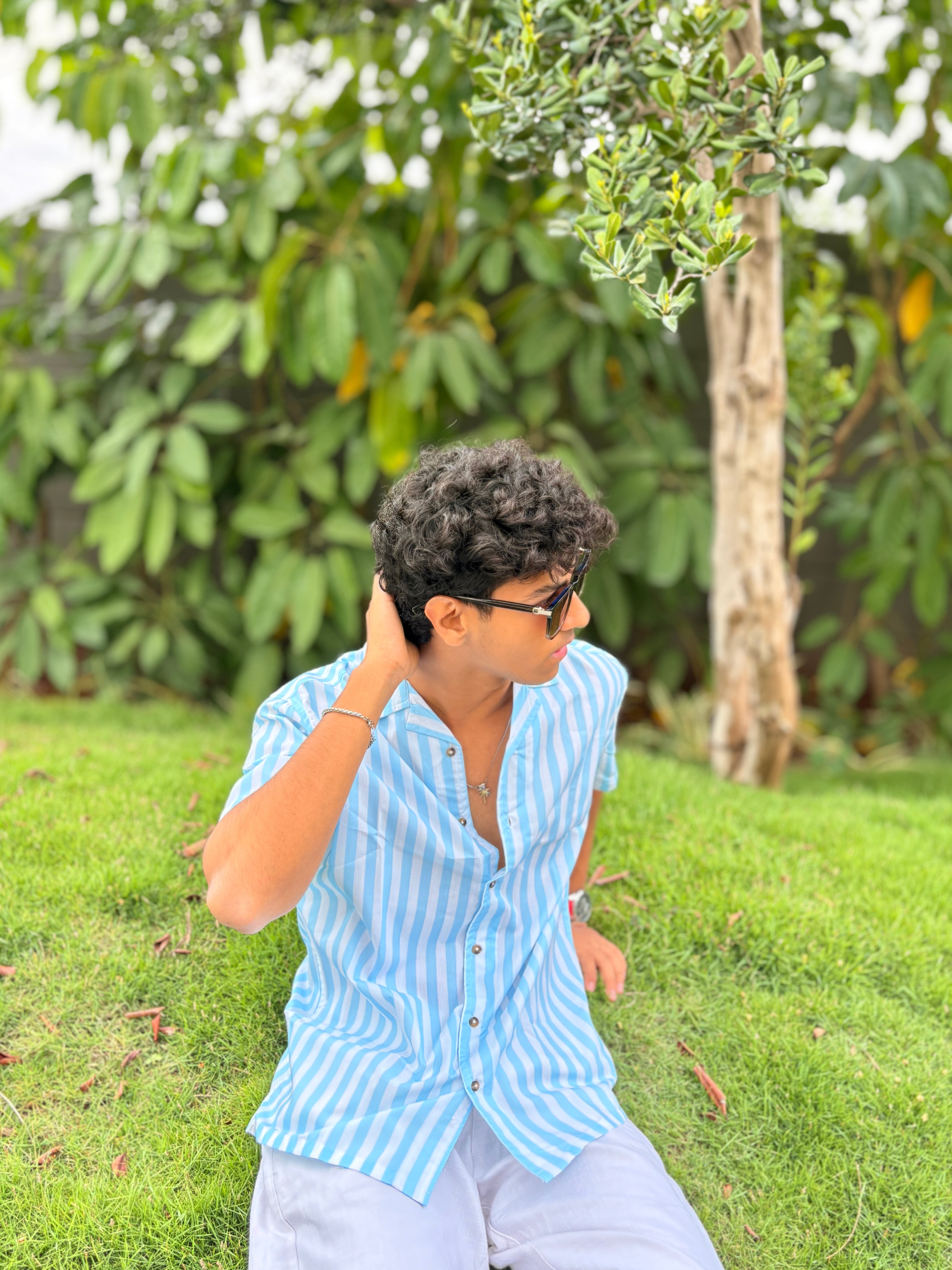 OCEAN BLUE - RELAXED FIT SHIRT
