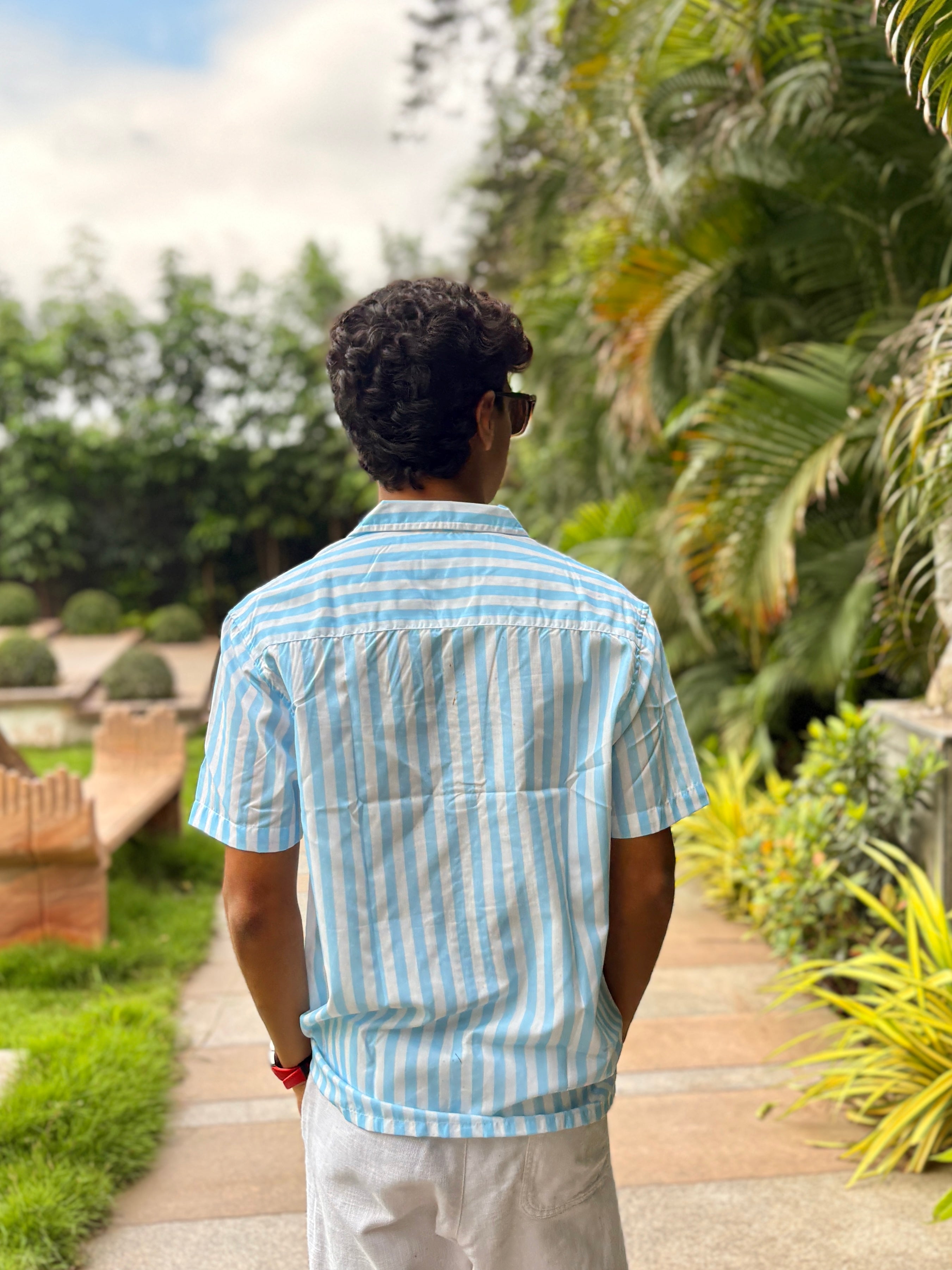 OCEAN BLUE - RELAXED FIT SHIRT