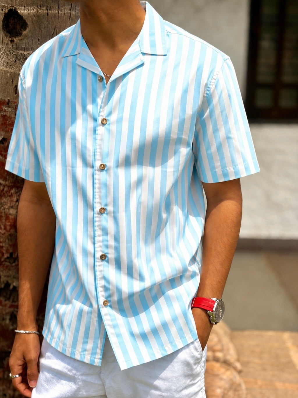 OCEAN BLUE - RELAXED FIT SHIRT