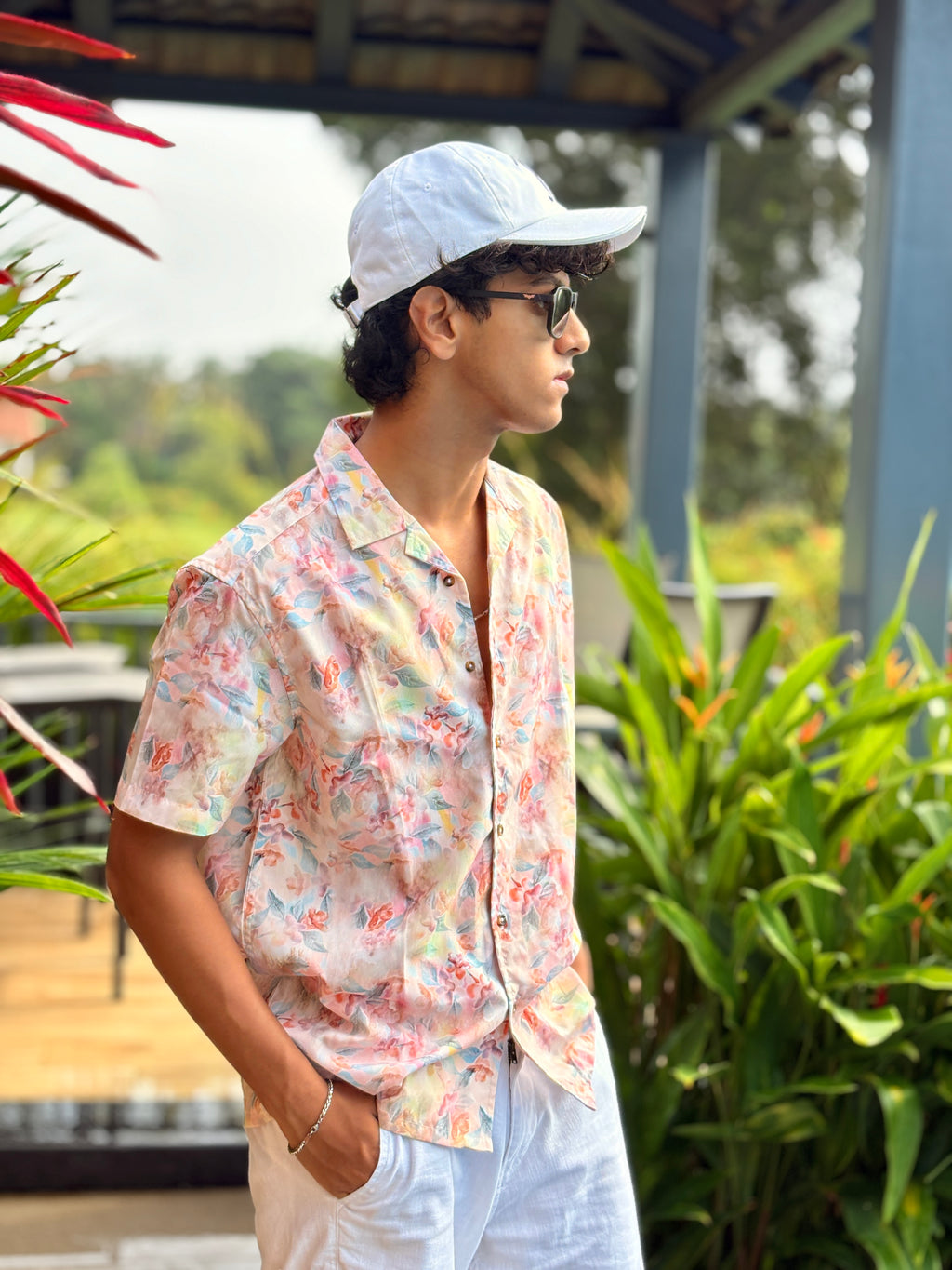 CORAL CRUSH - RELAXED FIT SHIRT